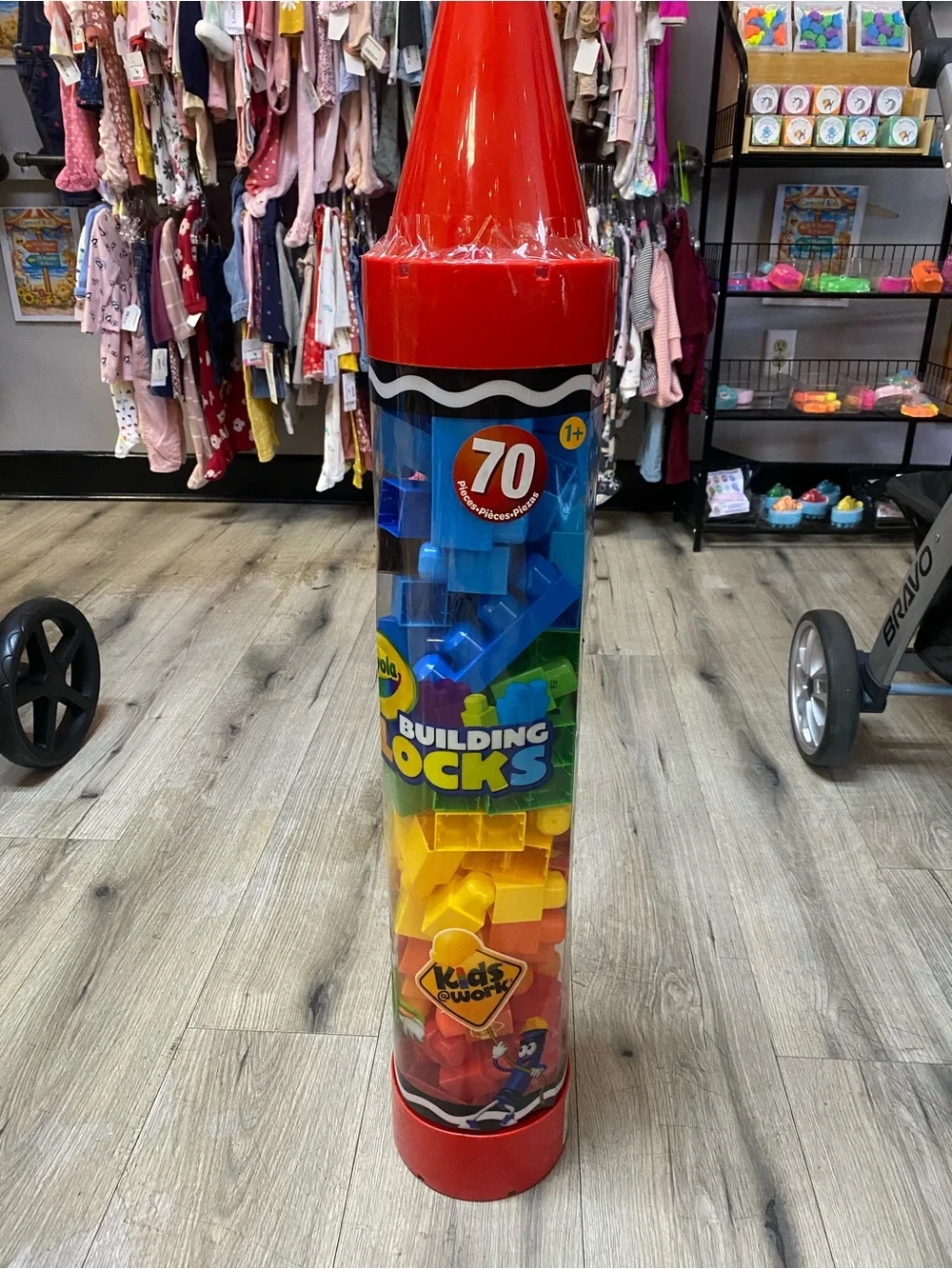 Crayola Kids@Work 70-Piece Building Blocks Set